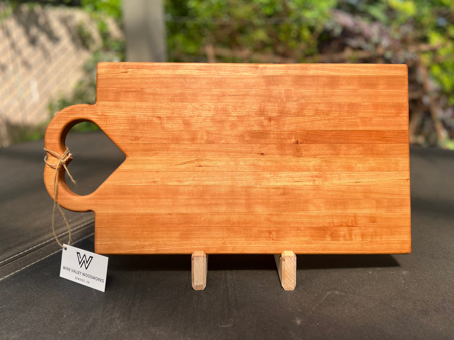 Heart Handle Edge Grain Board (Pre-Order)