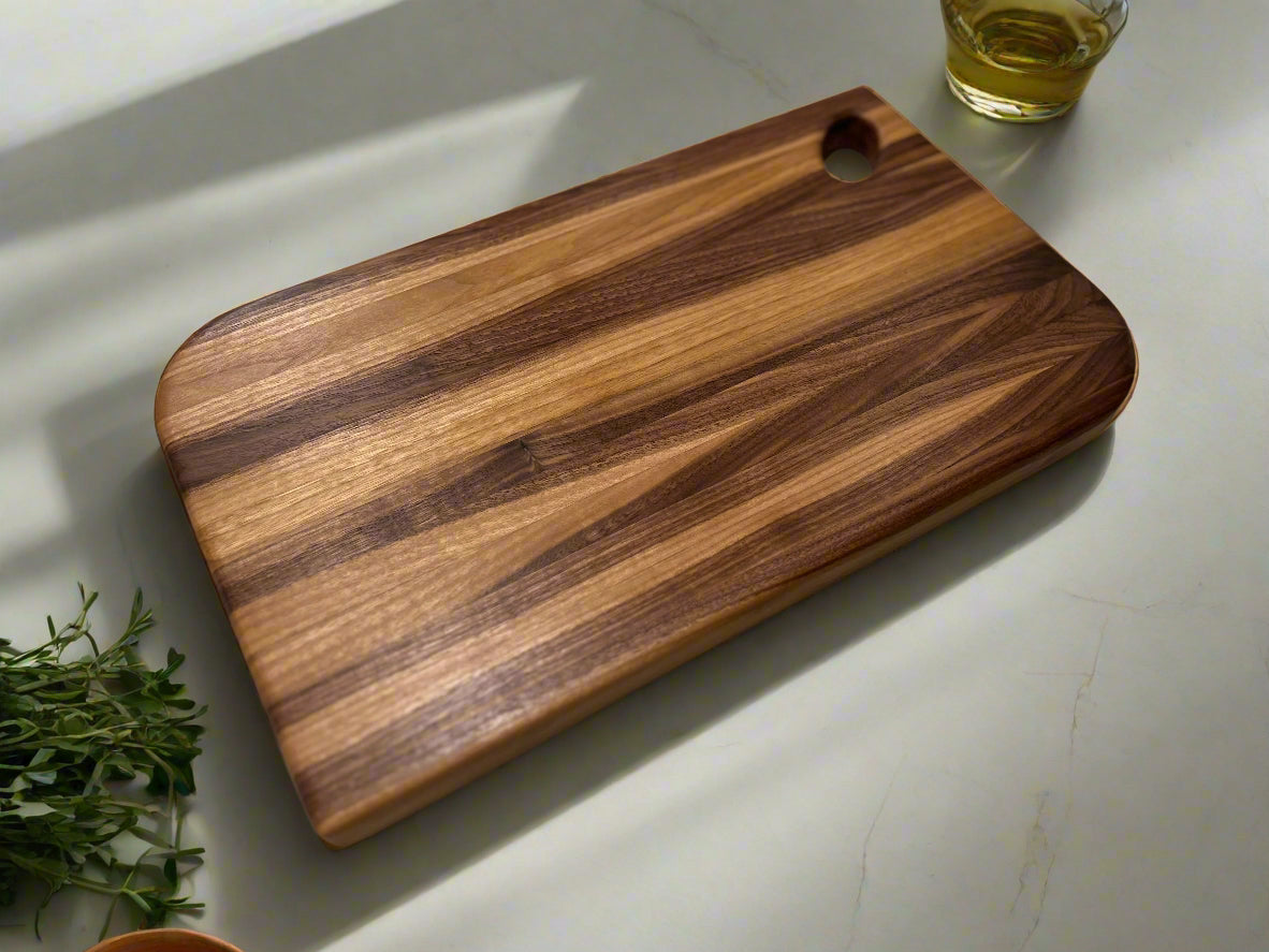 Partially Radius Rectangle Serving Board