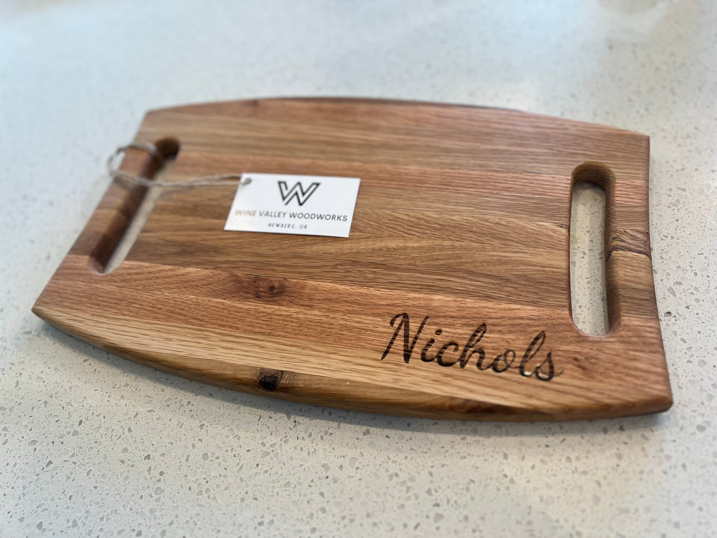 Warped Rectangle Dual Handle Serving Board (Pre-Order)