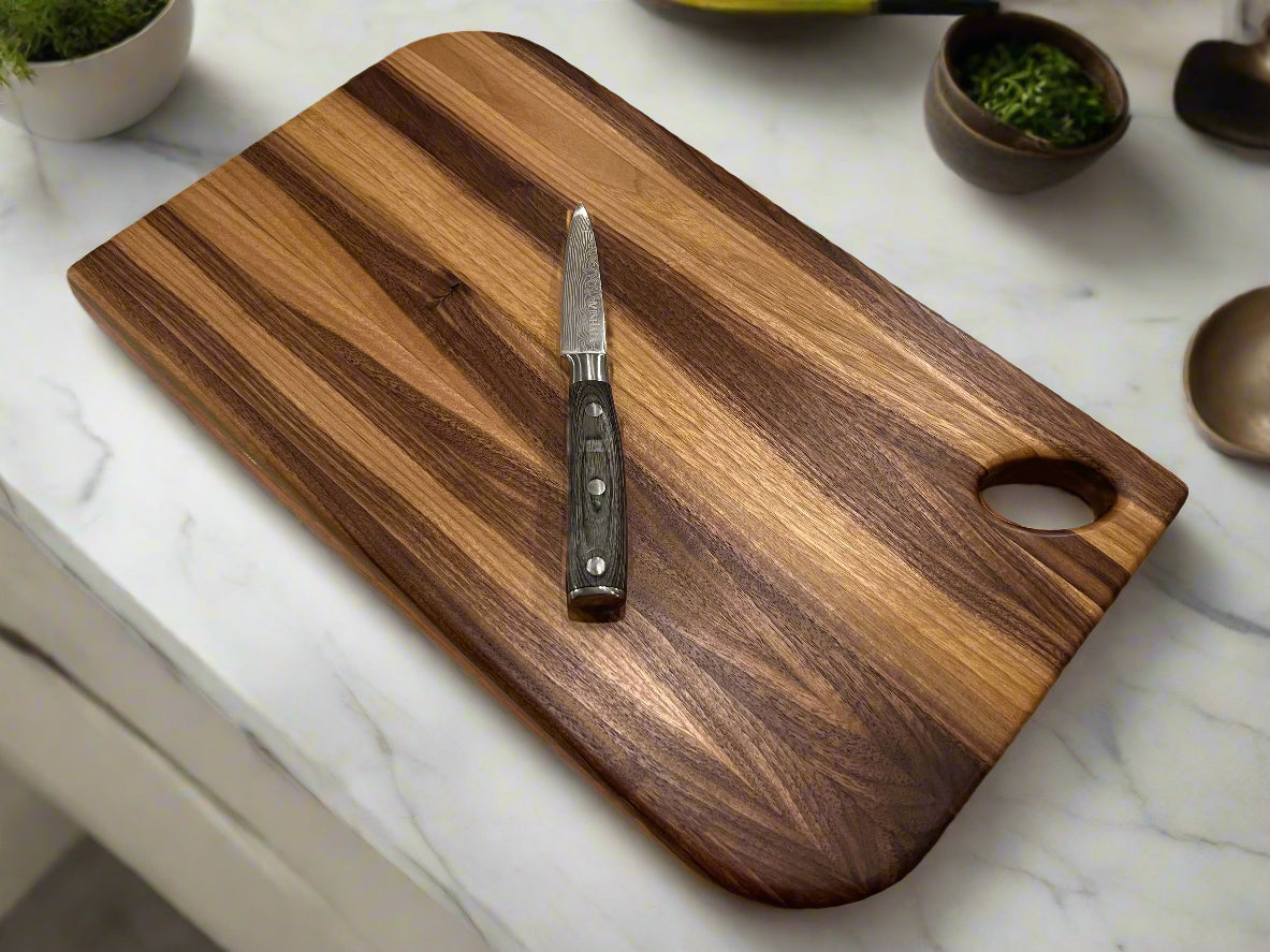 Partially Radius Rectangle Serving Board