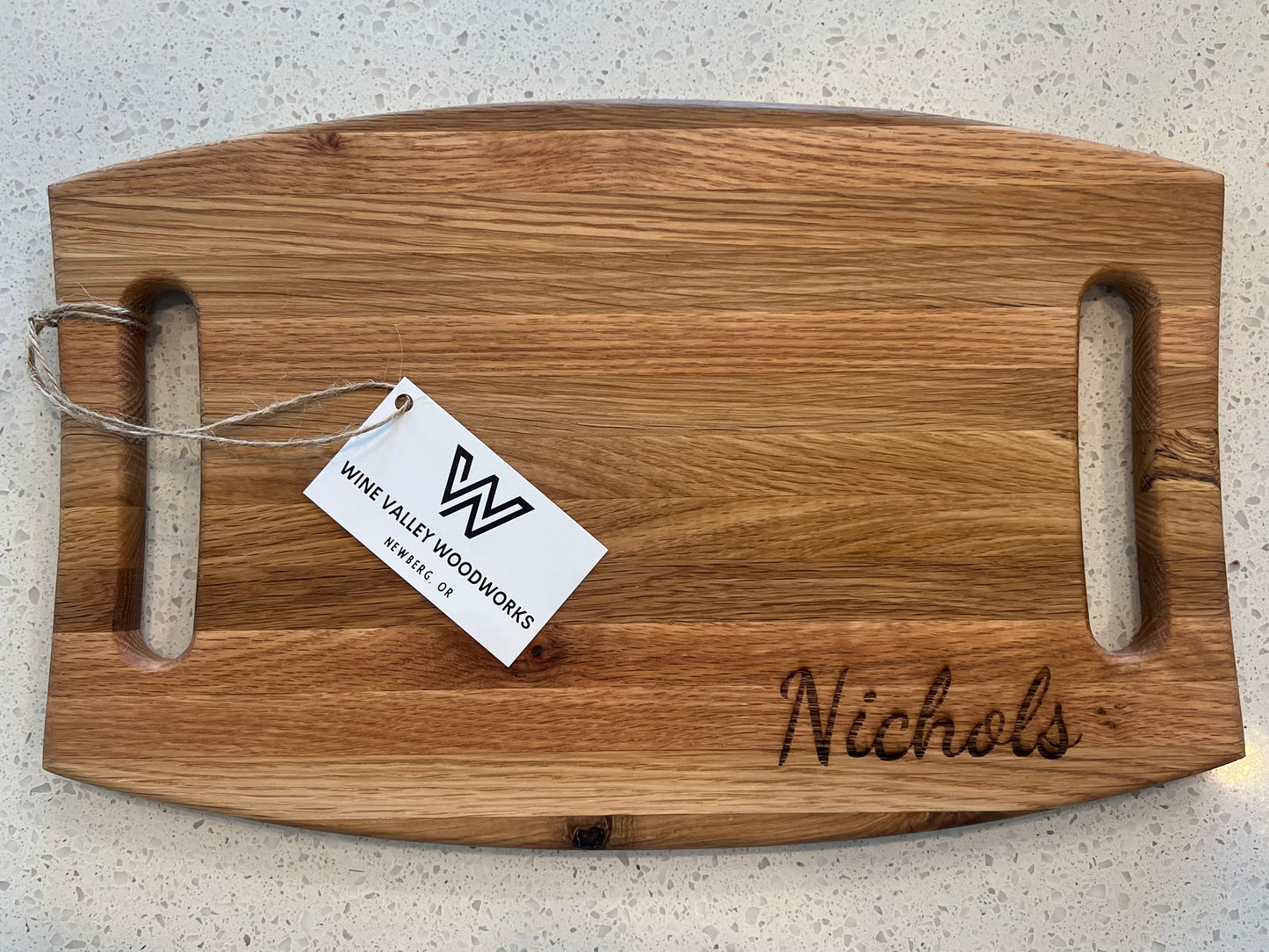 Warped Rectangle Dual Handle Serving Board (Pre-Order)