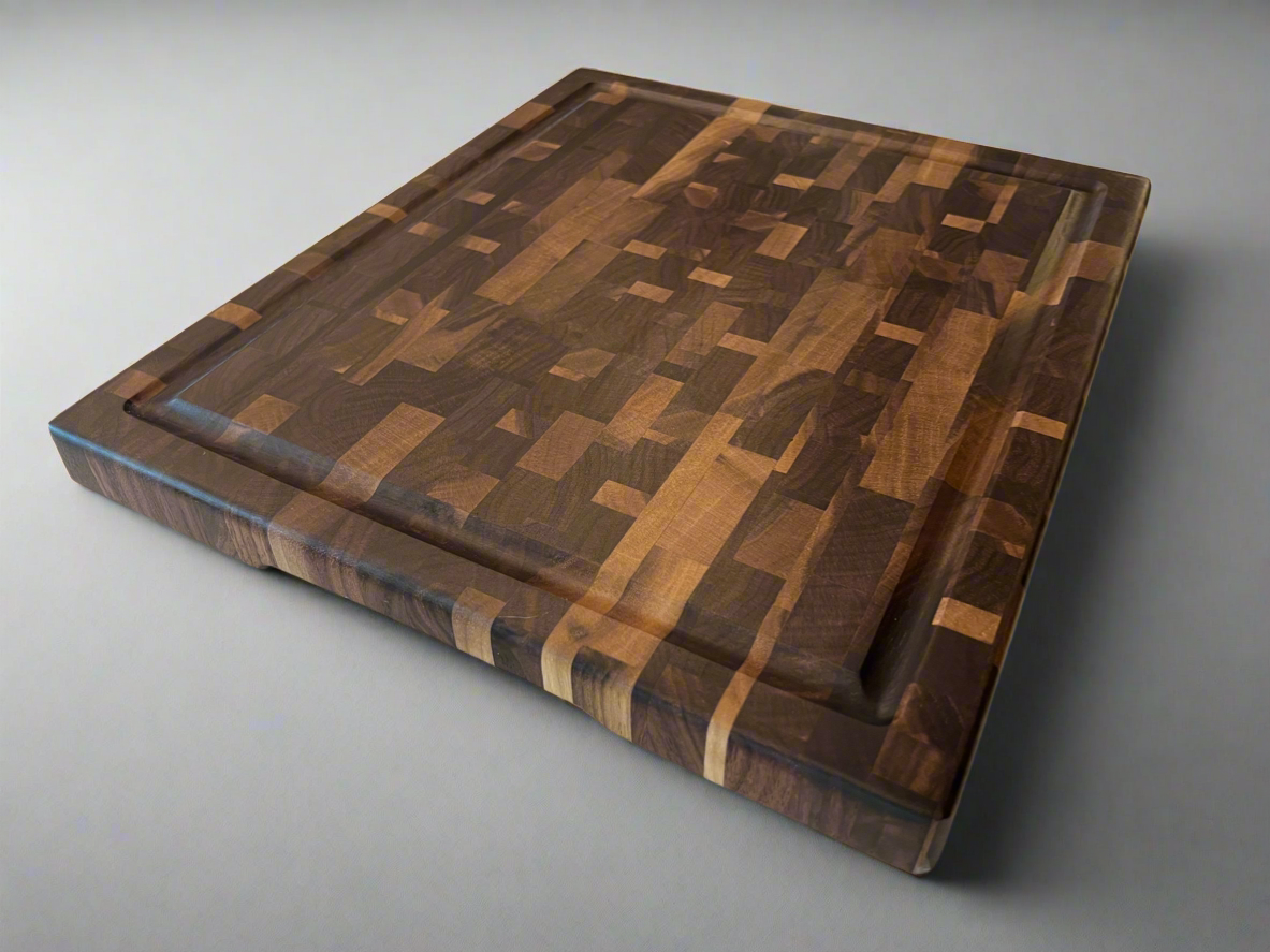 Chaotic Walnut End Grain Cutting Board (Pre-Order)