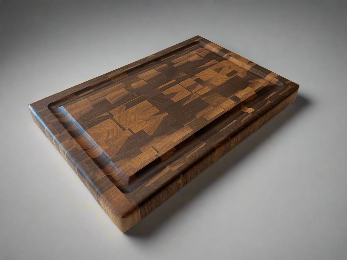 Chaotic Walnut End Grain Cutting Board (Pre-Order)