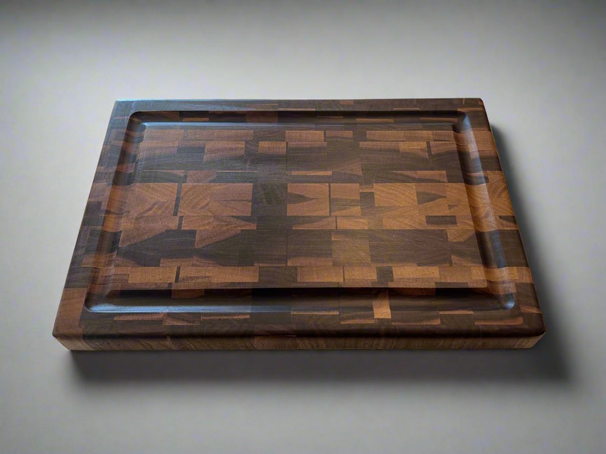 Chaotic Walnut End Grain Cutting Board (Pre-Order)