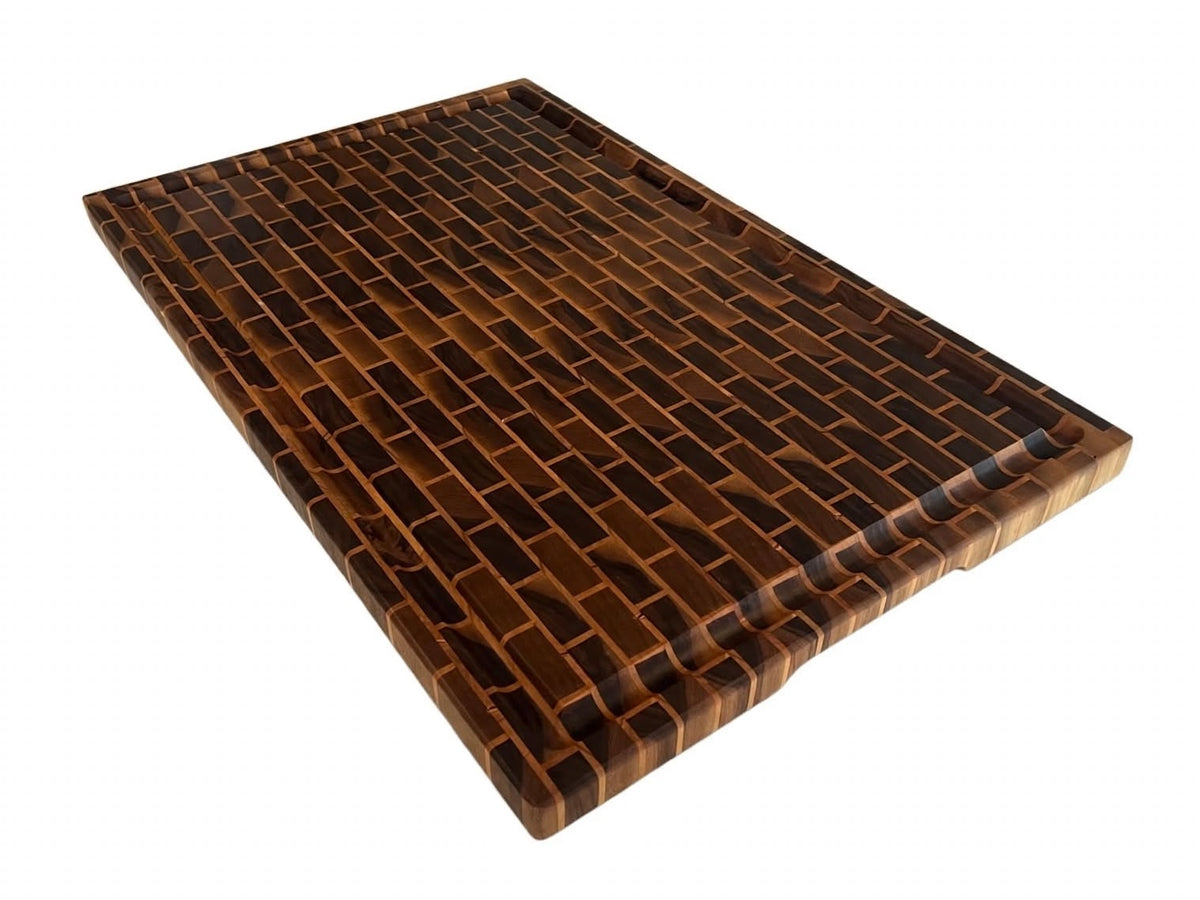 Brick Pattern Cutting Board - Walnut/Cherry (Pre-Order)