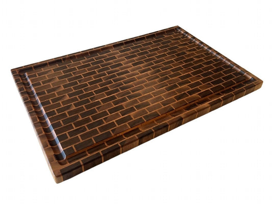 Brick Pattern Cutting Board - Walnut/Cherry (Pre-Order)