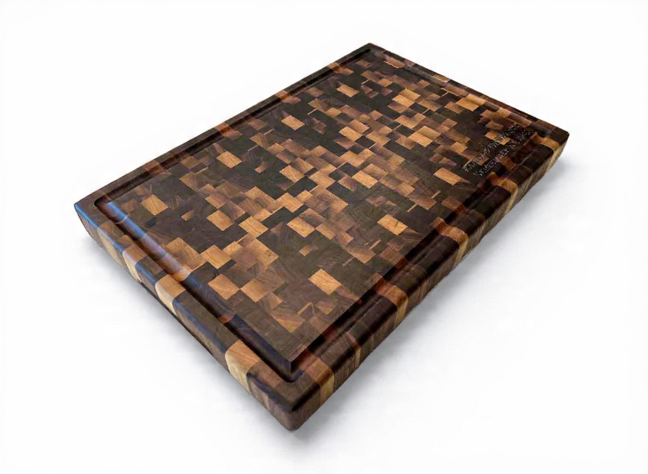 Chaotic Walnut End Grain Cutting Board (Pre-Order)