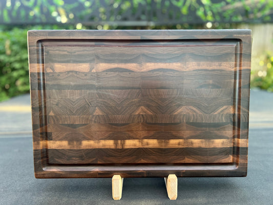 Walnut End Grain Block w/ Juice Groove 14” x 20” x 2