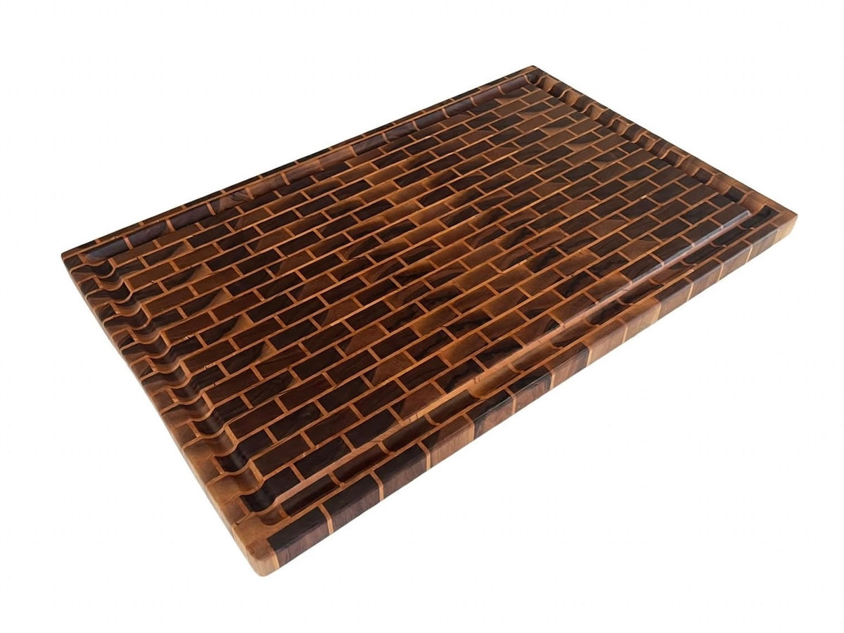 Brick Pattern Cutting Board - Walnut/Cherry (Pre-Order)