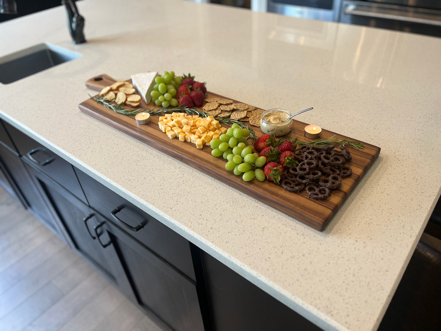 3 Foot Long Charcuterie Board With Handle