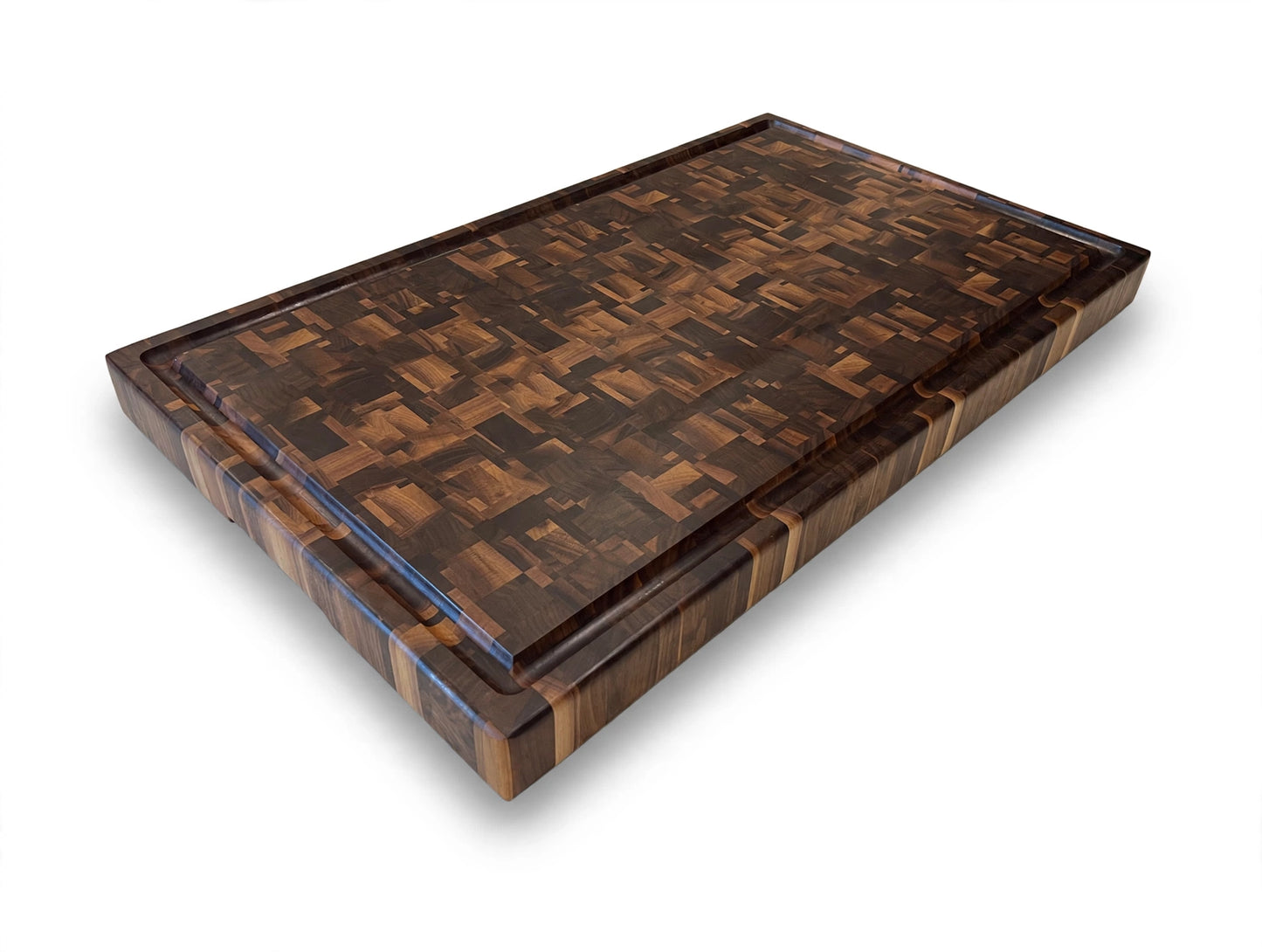 Chaotic Walnut End Grain Cutting Board 18” x 30” x 2”