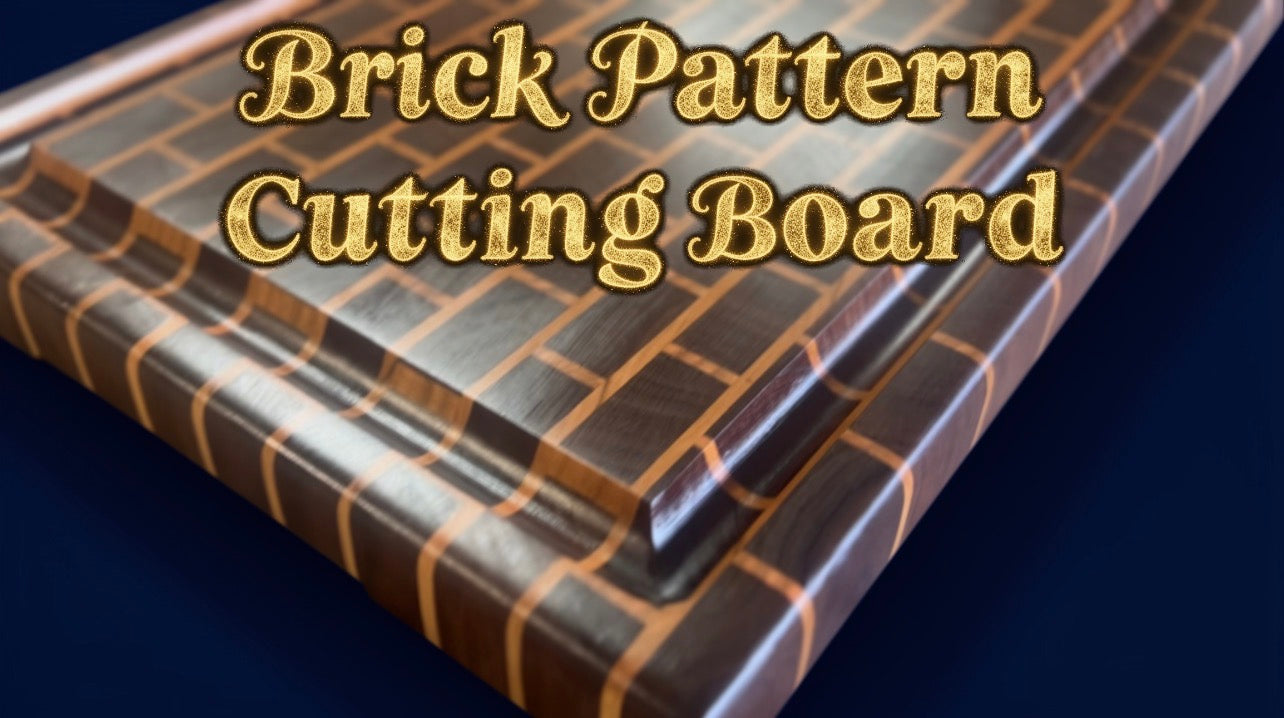 Load video: chaotic walnut cutting board