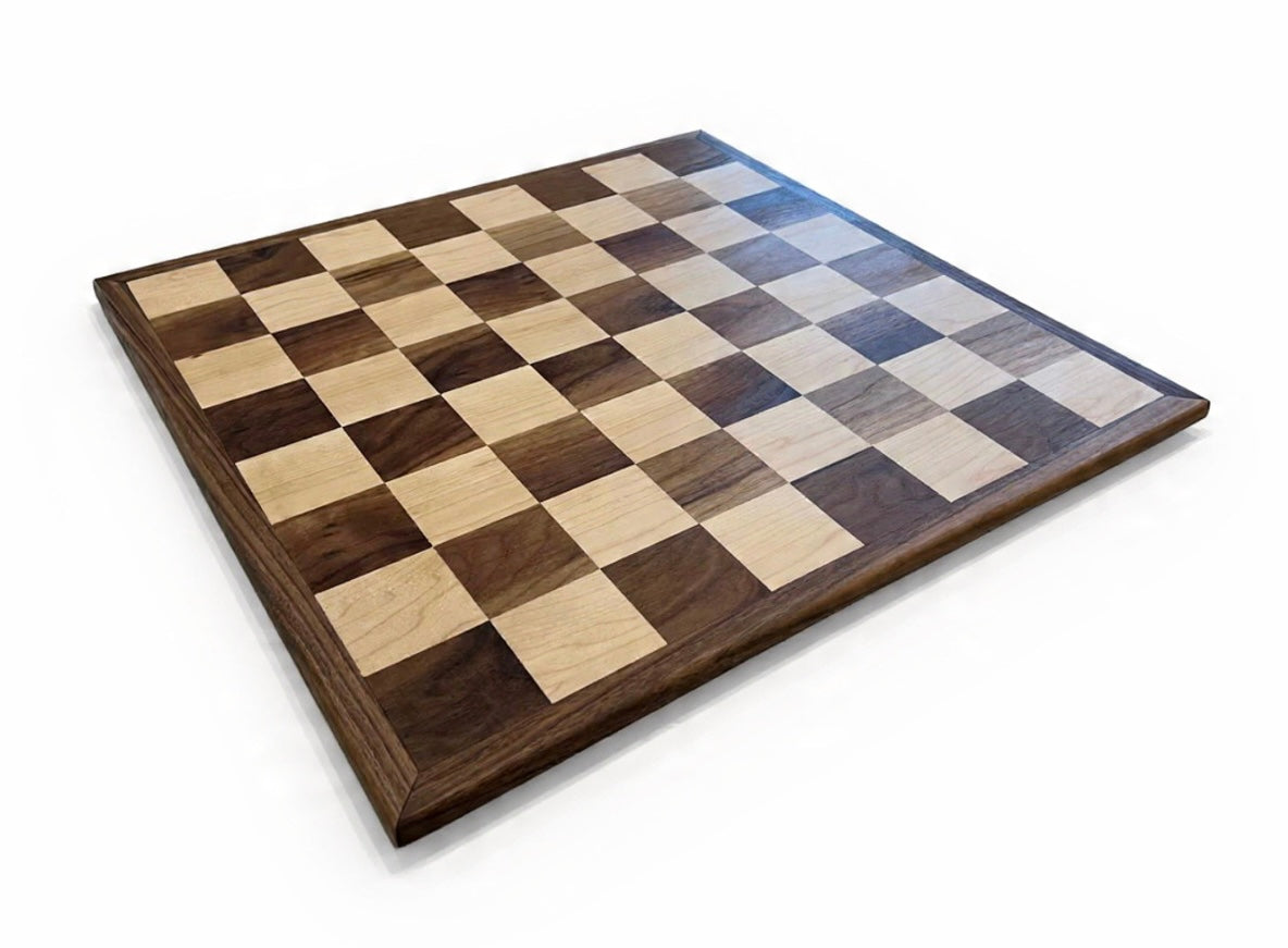 Large Chess Board - Walnut and Maple