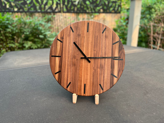 Walnut Clock