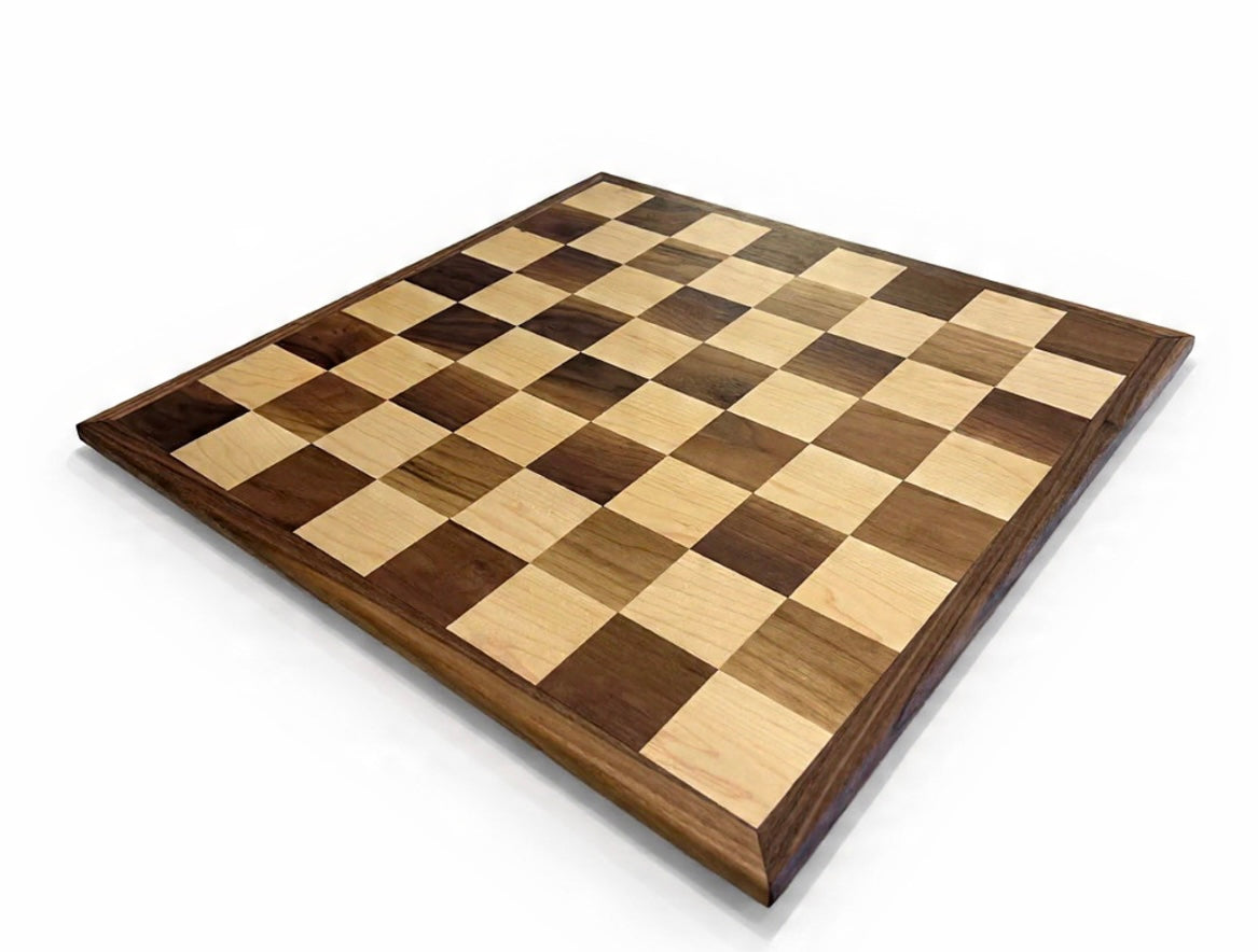 Large Chess Board - Walnut and Maple