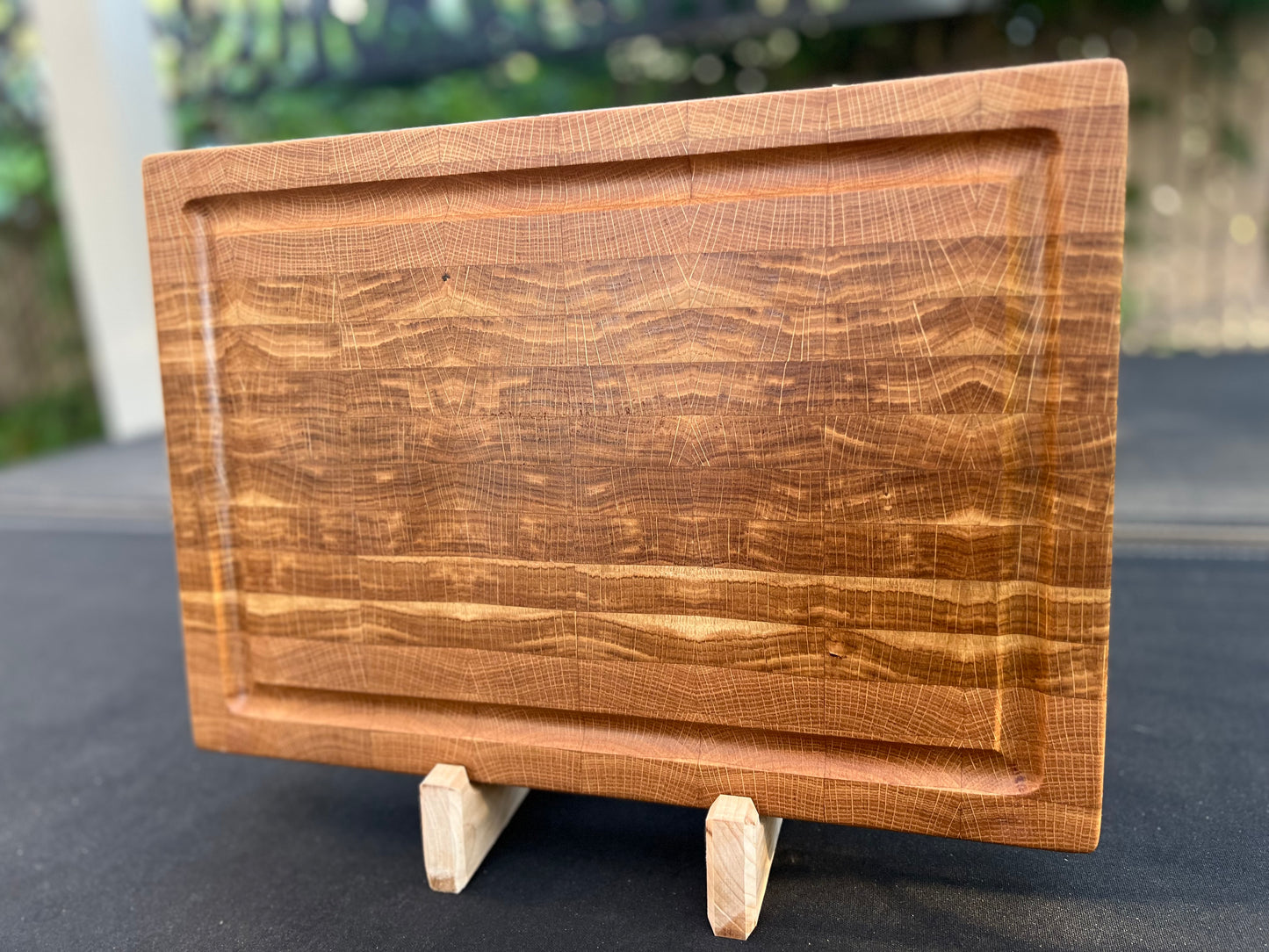 White Oak End Grain Block w/ Juice Groove 10” x 16” x 2”