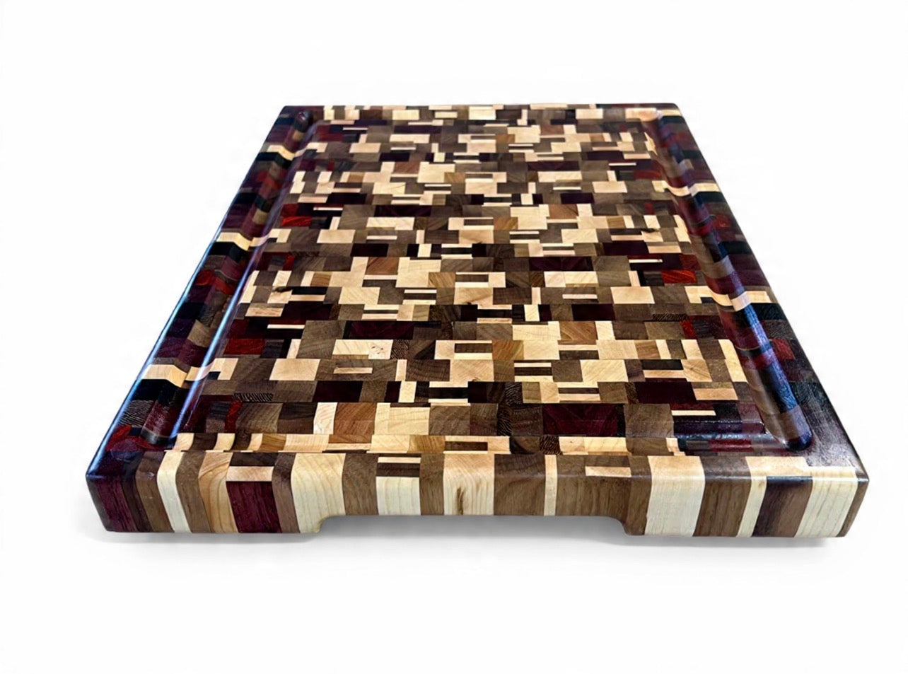 Chaotic End Grain Cutting Board - 16.5” x 12.5” x 1.375”