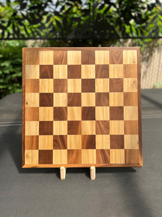 Large Chess Board - Walnut and Maple