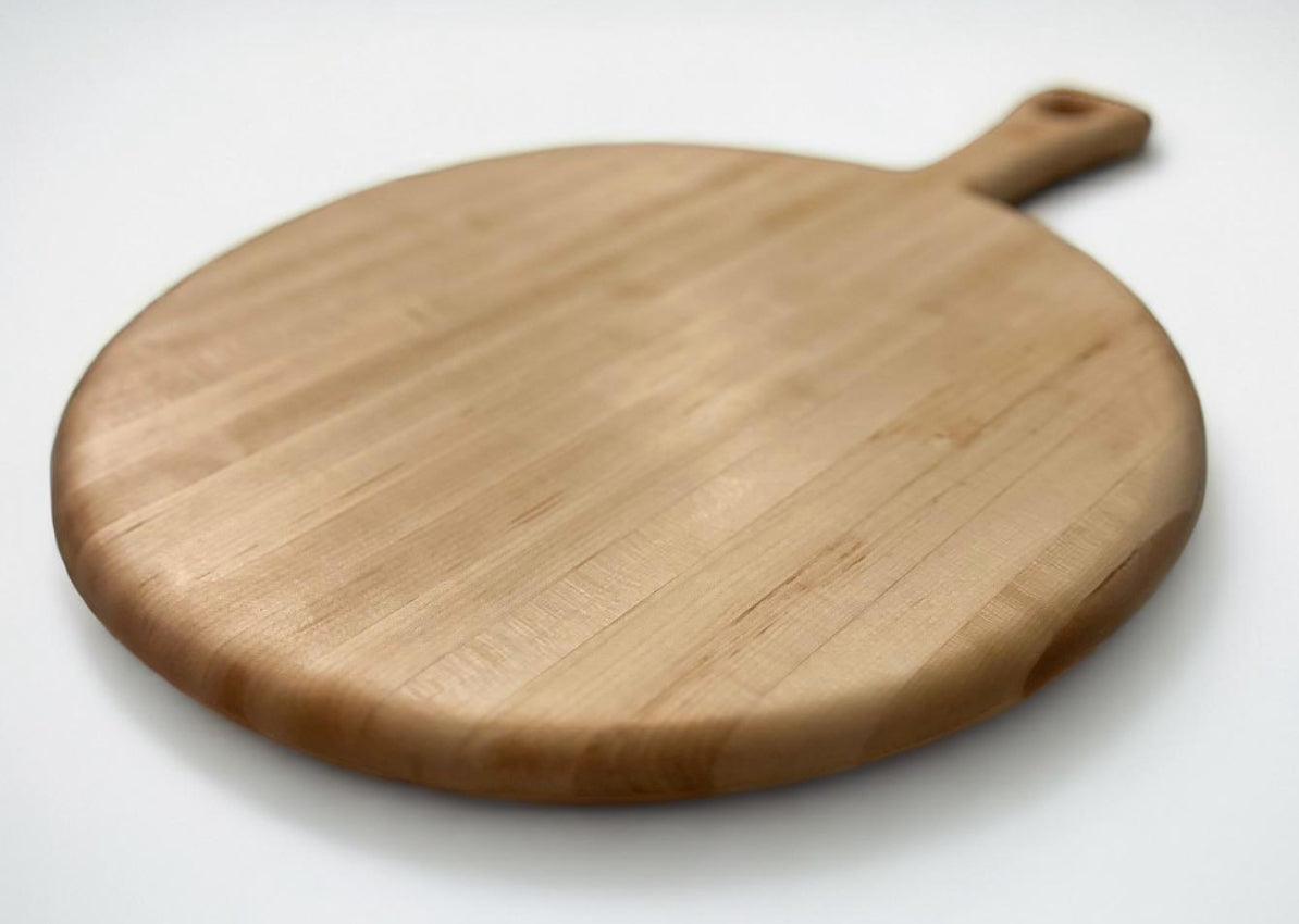 Large Round Charcuterie Board With Handle