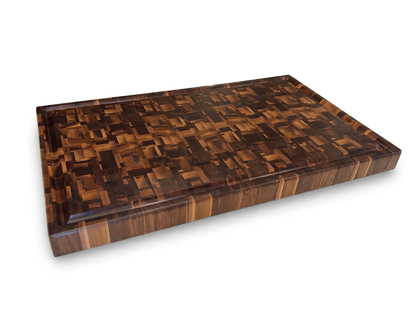 Chaotic Walnut End Grain Cutting Board 18” x 30” x 2”