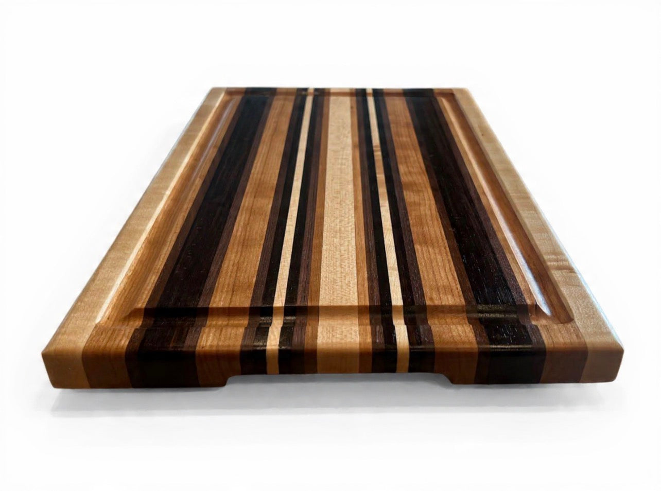 cutting board with stripes