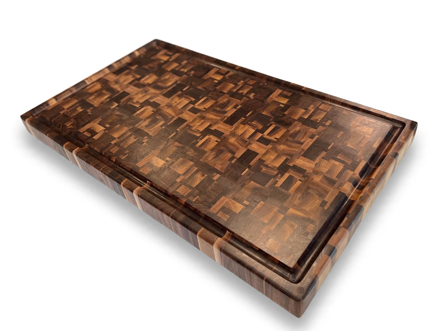 Chaotic Walnut End Grain Cutting Board 18” x 30” x 2”