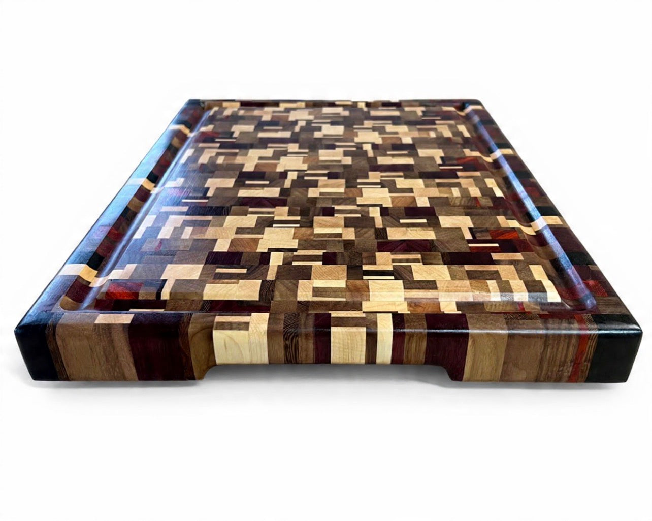 Chaotic End Grain Cutting Board - 16.5” x 12.5” x 1.375”
