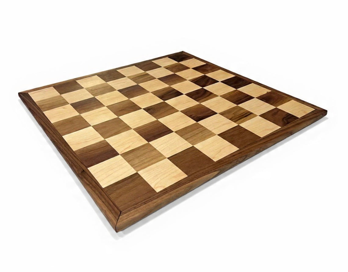 Large Chess Board - Walnut and Maple