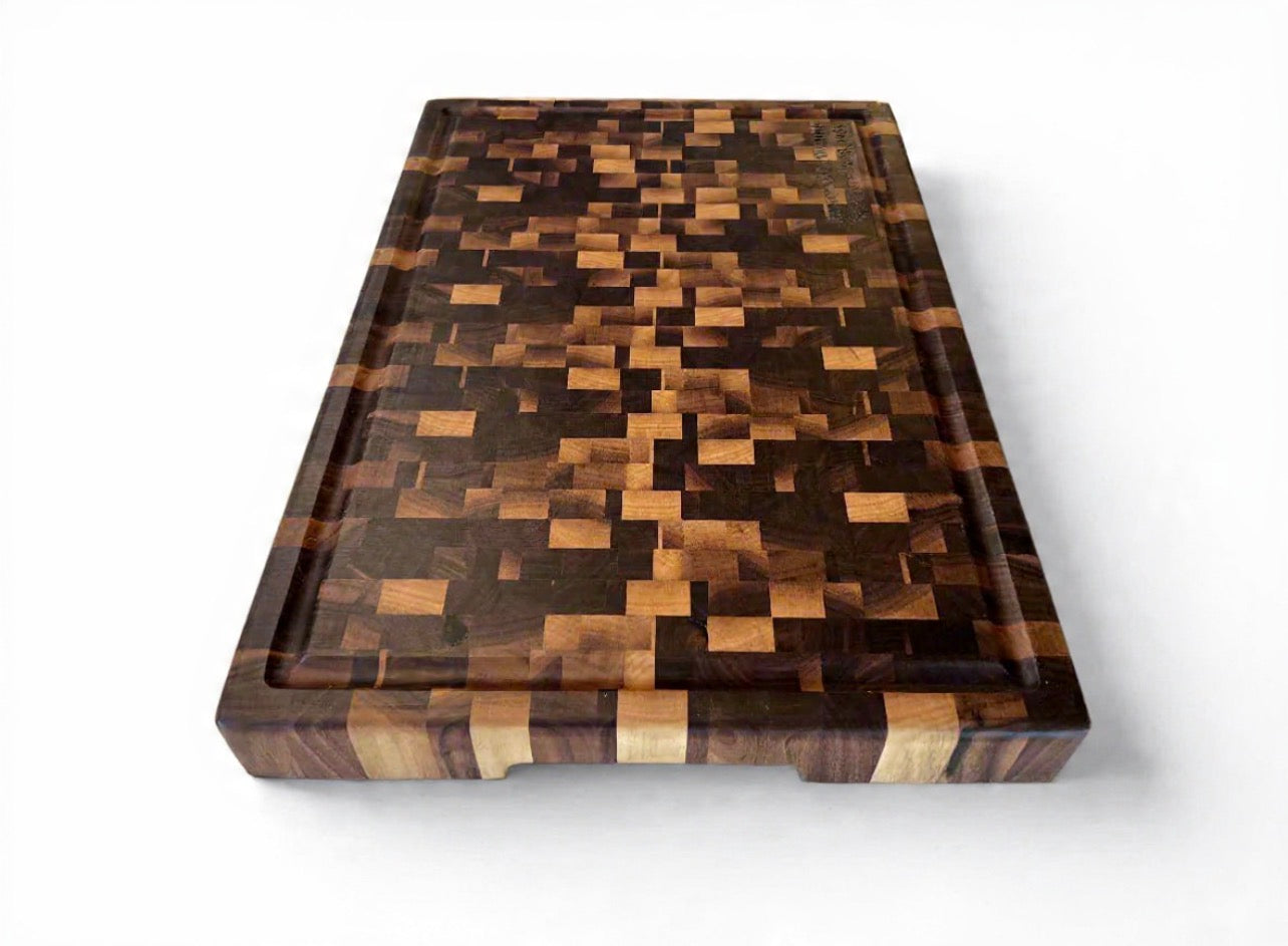 Chaotic Walnut End Grain Cutting Board (Pre-Order)